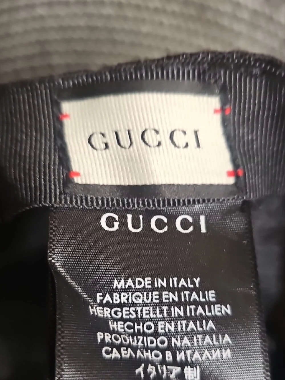 Gucci Black Tonal GG Monogram Baseball Cap